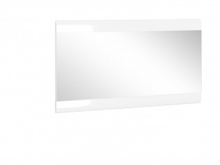 Коллекция Стокгольм Зеркало к комоду, макияжному столу Белый/Белый Глянец (Набор)